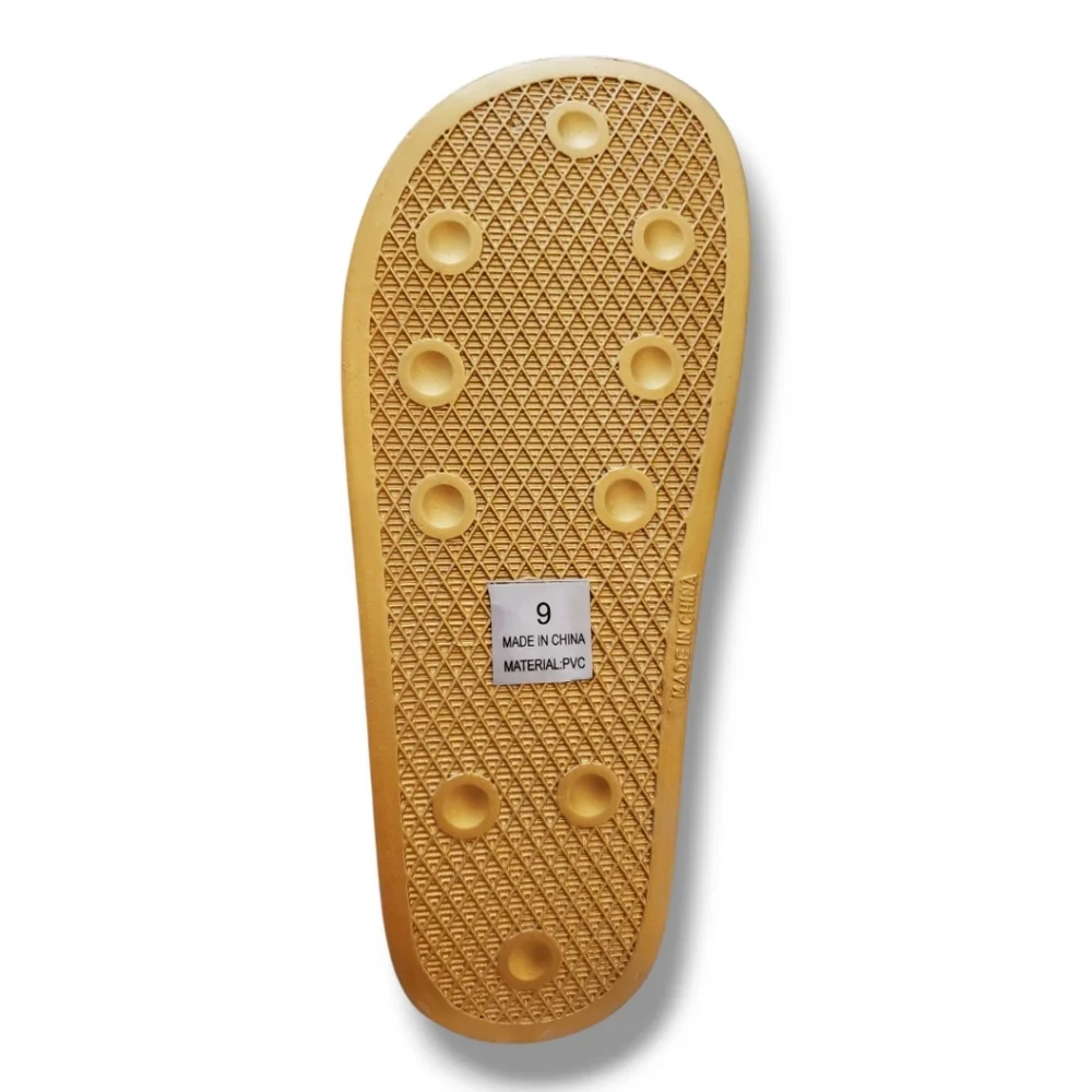 Cross Colours Gold 90s Hip Hop Lisa "Left Eye" Lopes Legacy Slides NWT NIB - Picture 6 of 9